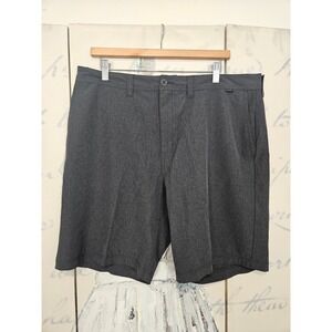 Travis Mathew Beck Mens Golf Shorts Dark Grey Heather 38 Stretch